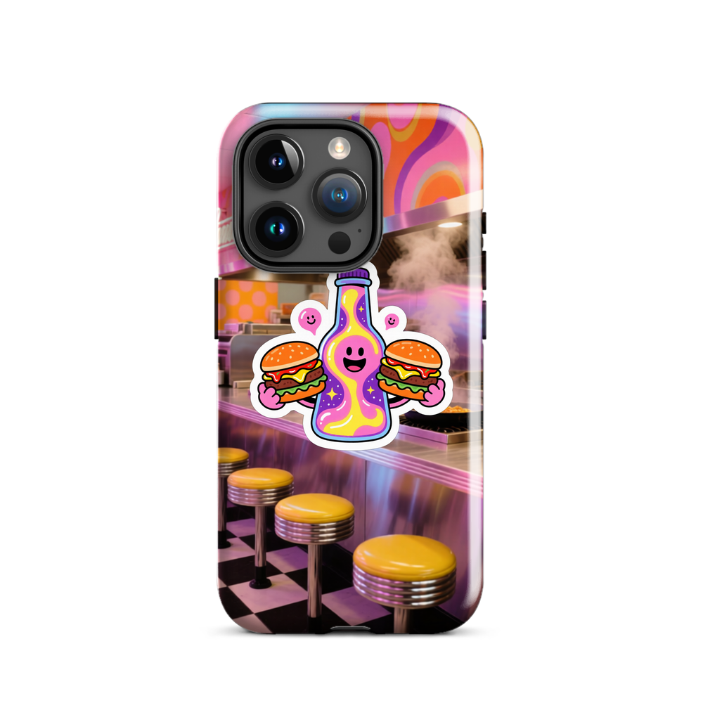 Smash Burger Mähinä Phone Case mockup